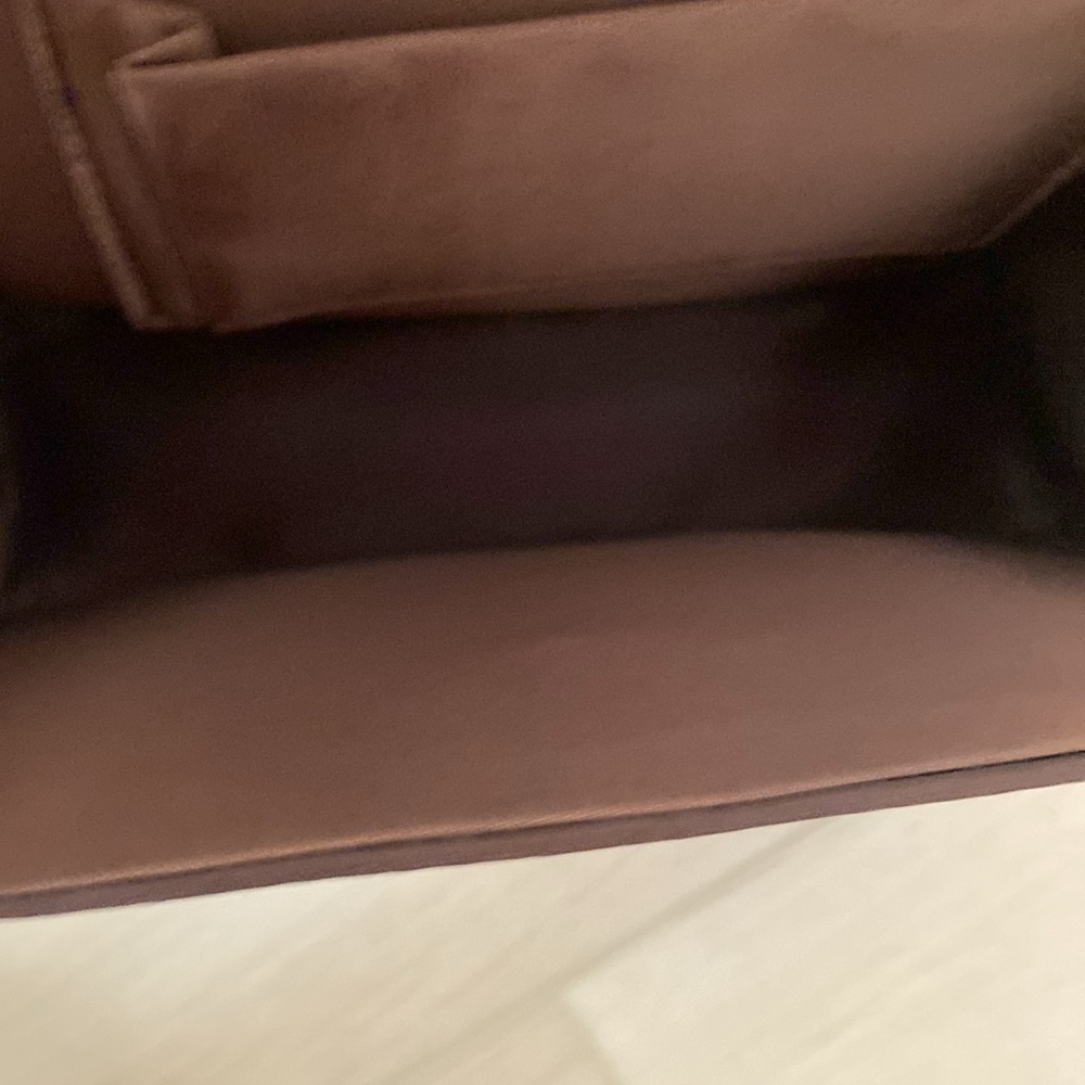 Brown Satin Evening Bag - Picture 3 of 4